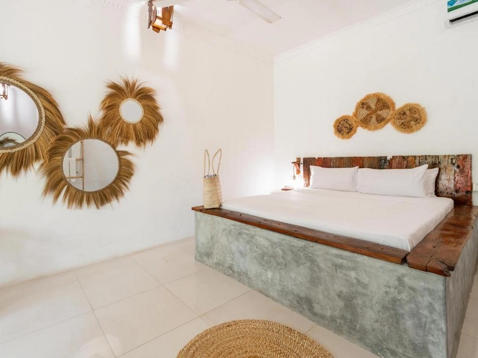 Chambre double lumineuse au Maisha Matamu Boutique à Zanzibar